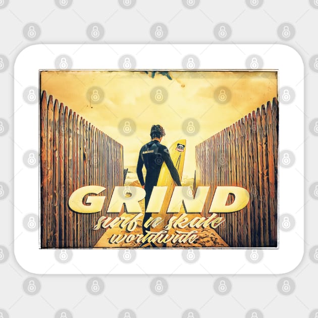 Grind SNS Worldwide Sticker by Digz